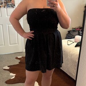 Black Strapless Susana Monaco Dress